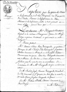 Cliquer pour agrandir Contrat de Mariage