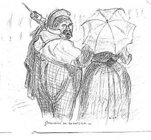 Couple de Germains Couple de "Germains" Dessin de Maurice
