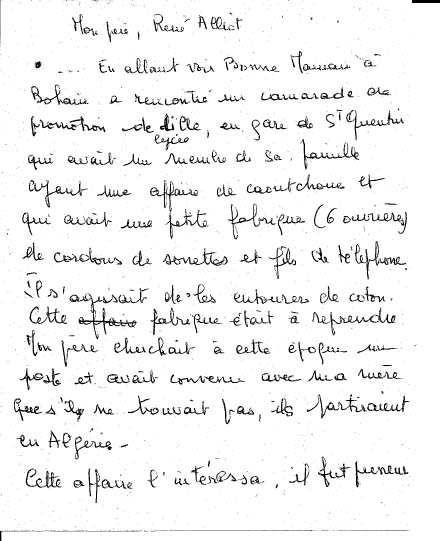 La première affaire René Alliot La première affaire René Alliot