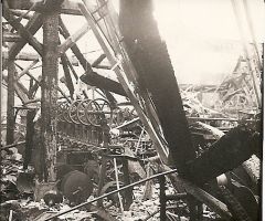 Atelier de tressage après l'incendie