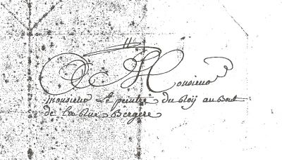 Lettre au peintre du Roy Lettre au peintre du Roy