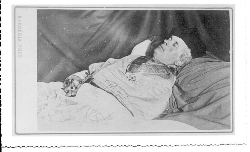 Joseph Theurel sur son lit de mort Joseph Theurel sur son lit de mort